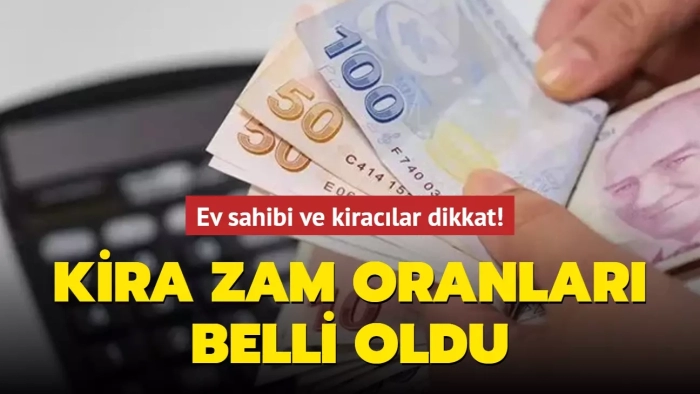 Eylül ayı kira artış tavan oranı belli oldu