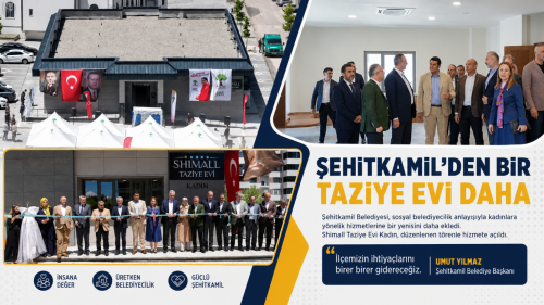 Şehitkamil’den Bir Taziye Evi Daha