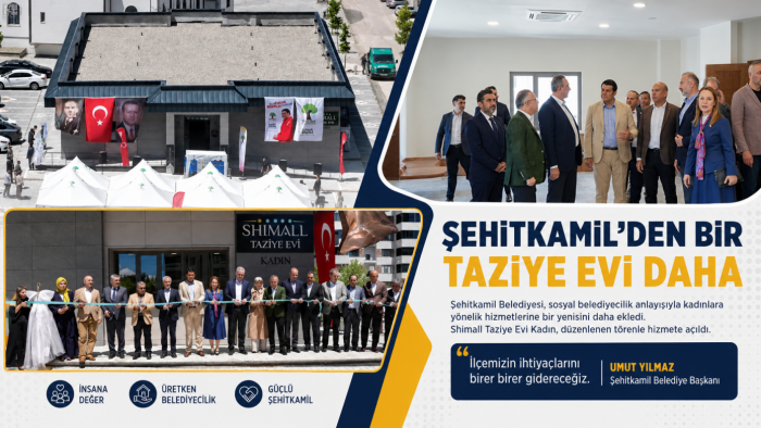 Şehitkamil’den Bir Taziye Evi Daha