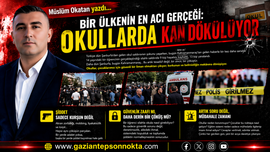 Bir Ülkenin En Acı Gerçeği:Okullarda Kan Dökülüyor