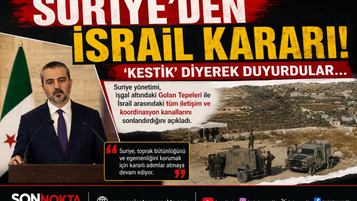 Suriye’den İsrail Hamlesi: “Tarihi Fırsat” Çağrısı