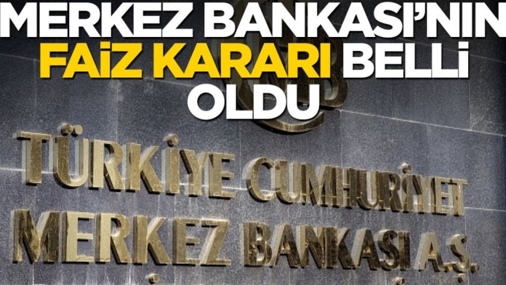 Merkez Bankası ağustos ayı faiz kararı açıklandı